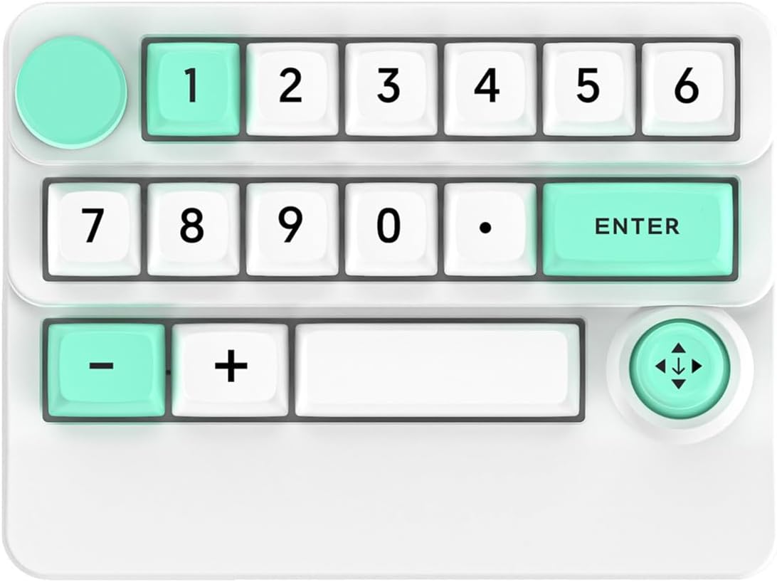 Wireless Tri-Mode RGB Mechanical Keypad | Hot-Swappable | Programmable Keys | Control Knob & Joystick | Ideal for Gaming and Creative Work