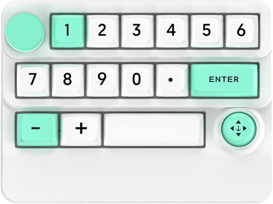 Wireless Tri-Mode RGB Mechanical Keypad | Hot-Swappable | Programmable Keys | Control Knob & Joystick | Ideal for Gaming and Creative Work