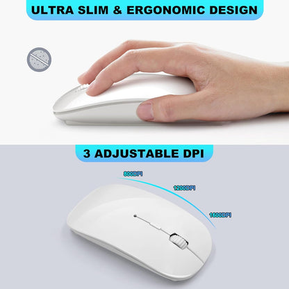 18-Key Wireless Numeric Keypad | 2.4G USB Receiver | Silent & Portable Number Pad for Office, Accounting, and Data Entry