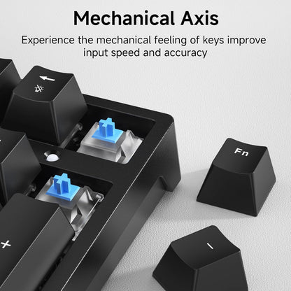 21-Key Tri-Mode Wireless Mechanical Number Pad | RGB Backlit | Compact Portable Numeric Keypad with Mechanical Switches | USB/2.4G/Bluetooth